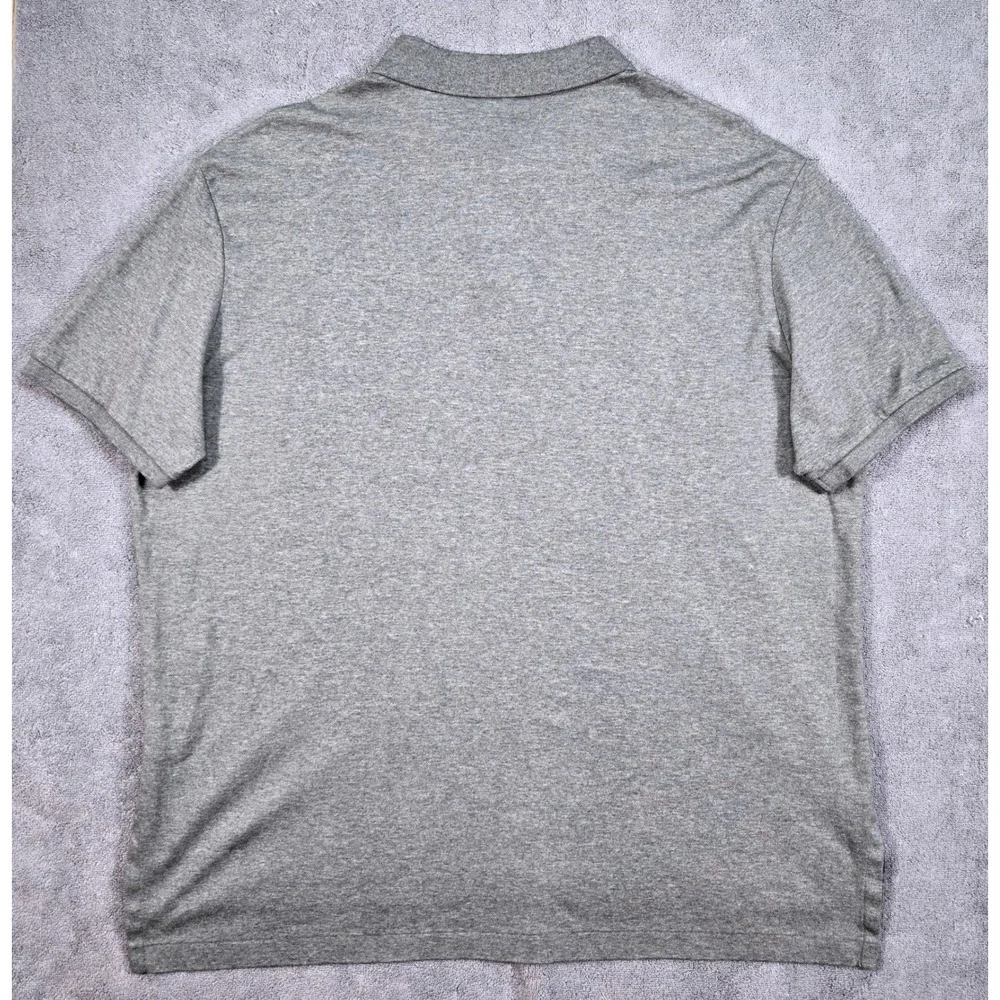 Polo Ralph Lauren Polo Shirt Mens XL Grey Excellent Pima Soft Touch Short Sleeve